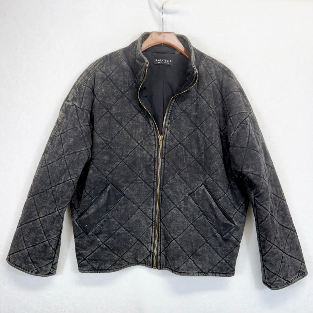 Bagatelle Black Quilted Puffer Jacket